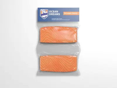 Salmon Package 3D model