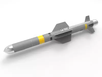 AGM-84 C Harpoon Anti-Ship Missile 3D print model