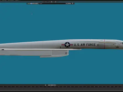 XB-70 Valkyrie Free 3D model