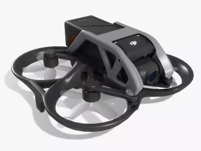dji avata PBR game ready Low-poly 3D model