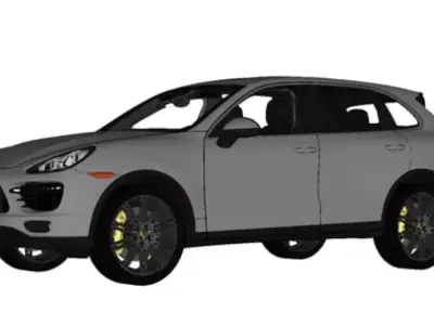Porshe Cayenne 2017 Model  3D model