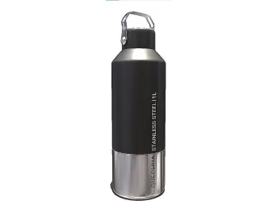 Stainless Steel Water Bottle 3D model purchase