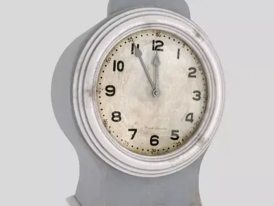 Antique grandfather clock 3D model