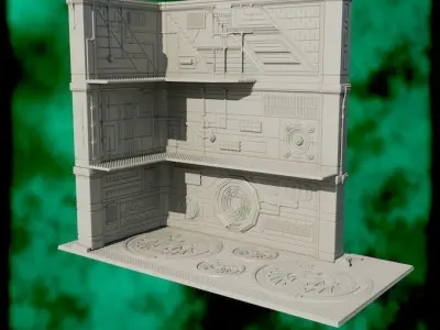 Wargame terrain WTC2023 1 3D print model