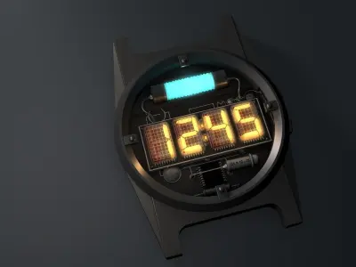 Watch SCI-FI 3D model