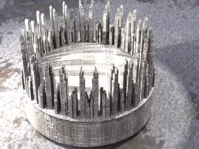 Sci-Fi Dome City 3 3D model