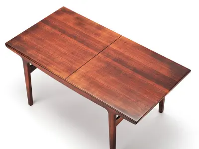 Dining Table Vintage Danish Teak Model 169 3D model