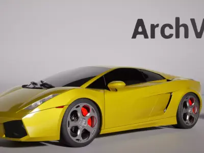 ArchViz Car Assets P21 - Unreal Engine 5 3D model