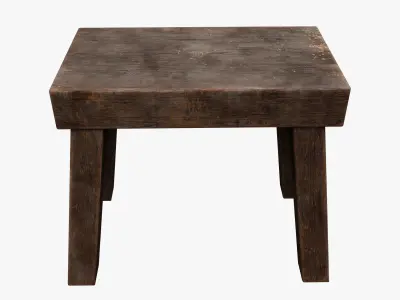 Medieval Rustic  Low-poly 3D model