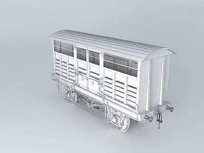 CATTLE BOX GNS No. 2993 Free 3D model