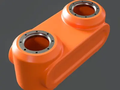 Subdivision Ready Mechanical Parts Kit-Bash 3D model