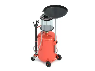 Garage Oil Dispensing System Air Operated 3D model
