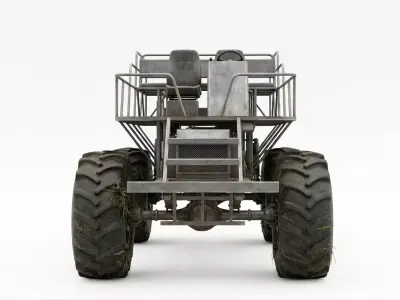 Modern Industrial Wheel Loader 3D model