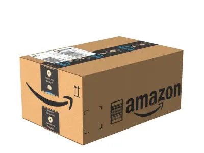 Amazon Box 1G PBR 13 Low-poly 3D model