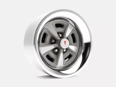 15x6 15x7 15x8 15x10 Pontiac Rallye II Wheels and Brake 3D print model