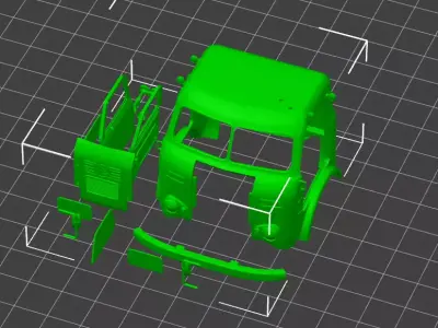 Classic Brazilian truck 3D print model