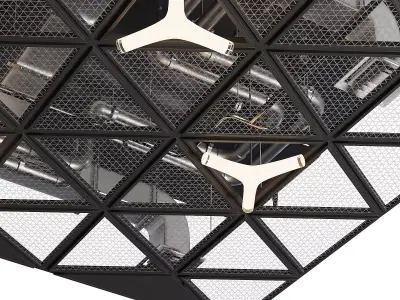 Ceiling 01 Low-poly 3D model