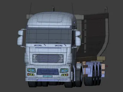 Generic  Tipping - Dump- Construction Truck 3D model
