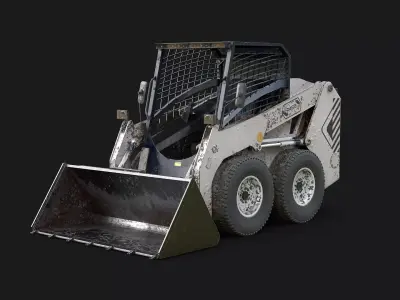Skid Steer Loader LR Dirt 3D model