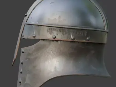 Viking Helmet 3D Model V03 Low-poly 3D model