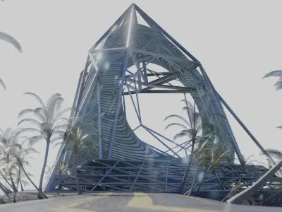 sci fi house Free Free 3D model