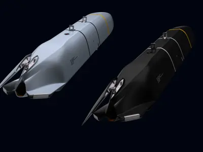 AGM-158 XR Missile 3D model