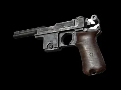 Bergman 1910-21 - Low-poly 3D model PBR Low-poly 3D model Low-poly 3D model
