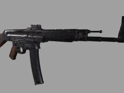 WWII StG 44 Low-poly 3D model