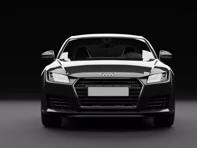Audi TT Black Metallic 3D model