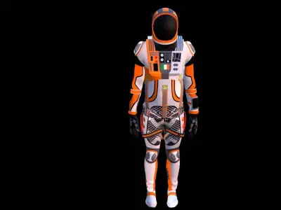 Astronaut Spacesuit  Ireland 3D model