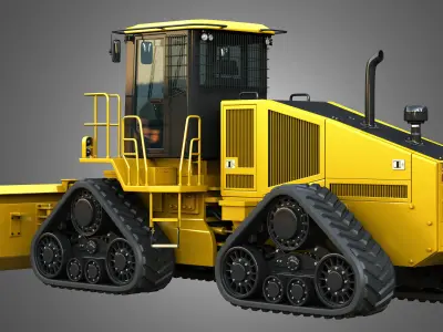 764 High Speed Dozer 3D model