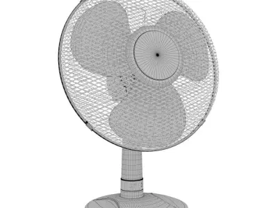 Sencor desktop fan 4030wh 3D model