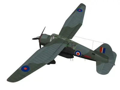 Westland Lysander MkIII 3D model purchase