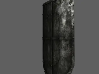 Shield metal 3D model