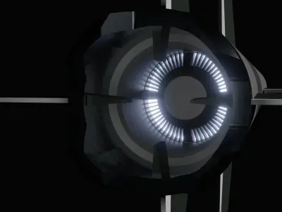 Basic Missile Mesh Game Ready Low-poly 3D model