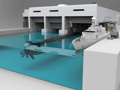 Navy Millitary Base 3D model