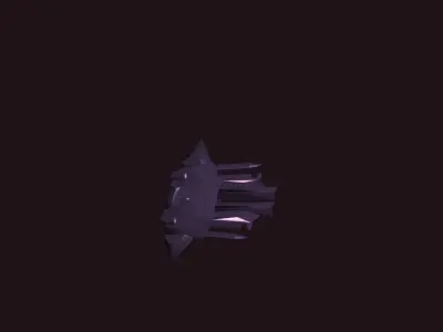 zanac enemy Free low-poly 3D model