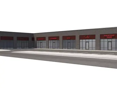 Retail-086 Retail Store 3D model