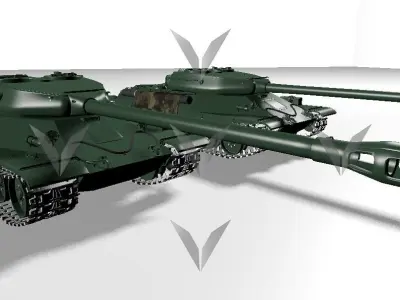 IS-6  Object 252 3D model