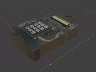 Bomb c4 from cs go  Low-poly 3D model