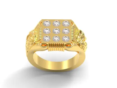 Thrilling horse ring Part 3 3D print model