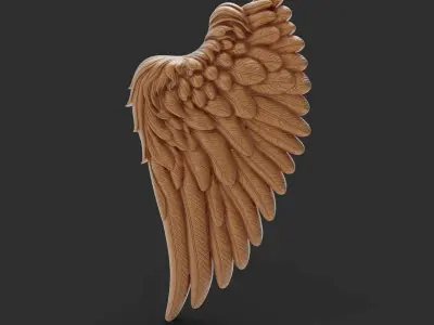 Angel Wing Keepsake DIY Cherub Wings 3D print model
