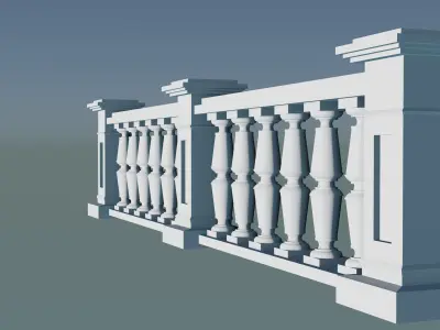 Balustrade 3d 3D print model