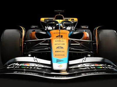 F1 Mclaren MCL60 season 2023 3D model