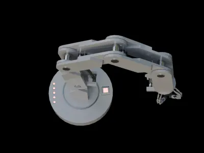 Robot Arm Low-poly 3D model buy