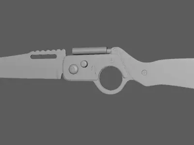 JACK KNIFE Low-poly 3D model