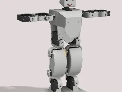 MINI HUMANOID ROBOT 3D model