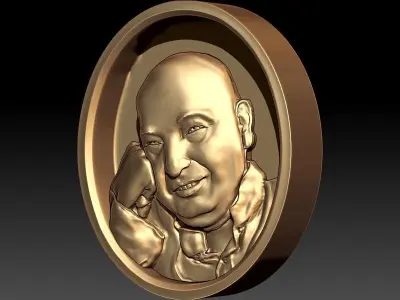 Guruji shukrana Pendant 3D print model