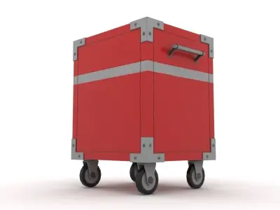 Tool box Low-poly 3D model