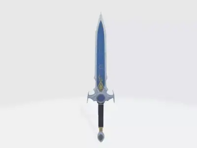 Sword Low-poly 3D model 89
